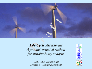 Module e - Impact assessment