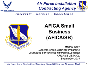 Air Force Installation Contracting Agency