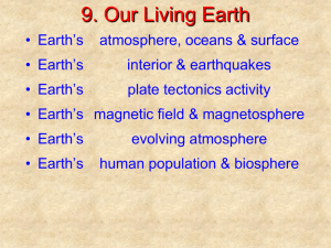 Chapter 9: Our Living Earth PowerPoint
