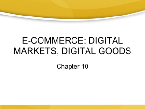 C10 E-Commerce- Digital Markets and Digital Goods