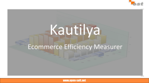 Kautilya Efficiency Measurer for eCommerce Seller - Kautilya-BI