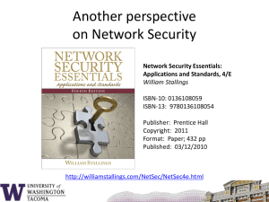 Introduction to Network Security