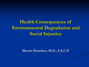 educational - Public Health and Social Justice