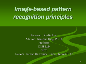 Image-based pattern recognition principles