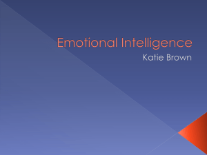 Emotional Intelligence