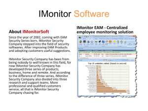 IMonitor EAM - Employee Monitoring Software