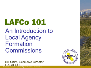 LAFCo 101 PowerPoint Presentation