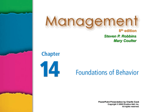 Management 8e. - Robbins and Coulter