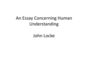 today's Locke lecture