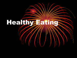 Healthy Eating - Nipissing University Word
