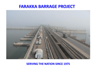 Presentation on Farakka Barrage Project