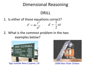 Dimensional Reasoning