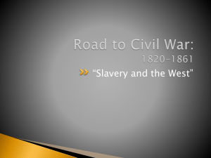 15-1 Slavery and the West