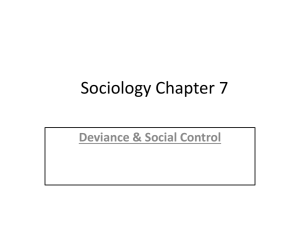 Sociology Chapter 7