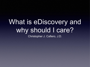 What is eDiscovery and why should I care?