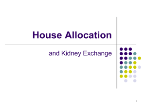 House Allocation and Kidney Exchange