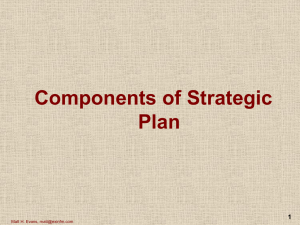 Component of Strategic Planning