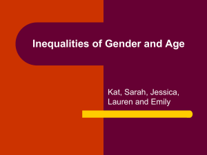 Inequalities of Gender and Age