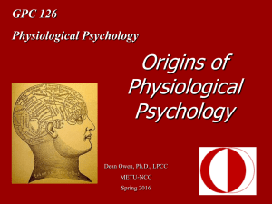 Physiological Psychology - METU Student's Source Site