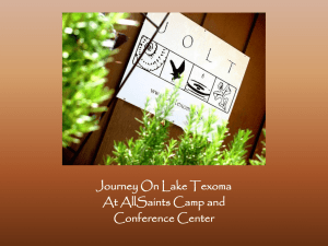Journey On Lake Texoma At AllSaints Camp and Conference