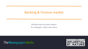 Banking & finance vertical deck