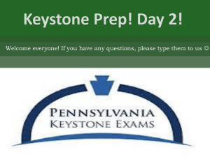 English Keystone Prep Power Point (Week 2)