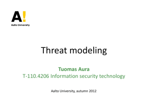 10 Threat modeling