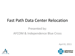 Fast Path Data Center Relocation - Wild Apricot