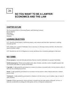 so you want to be a lawyer: economics and the law