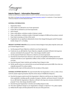 interim report requirements