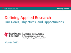 Defining Applied Research