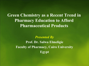 Green chemistry education