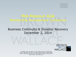 Business Continuity Planning - Mid