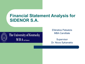 Financial Statement A