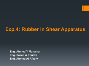 Exp.4: Rubber in Shear Apparatus