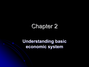 Understanding basic economic system