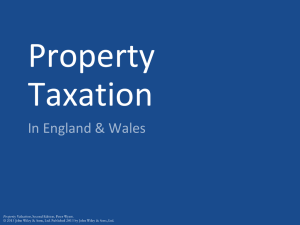 Chapter 13 Valuations for Taxation Purposes