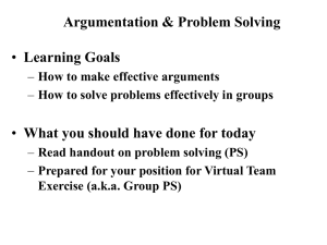 argument&problemsolving