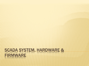 SCADA System, Hardware & Firmware