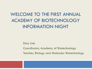 Academy of Biotechnology at Northwest High School