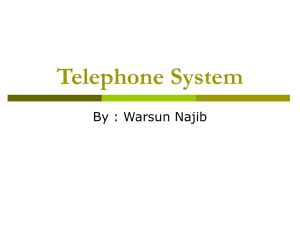 Telepon System Concept