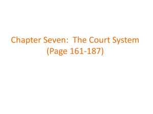 Court System, May 2014