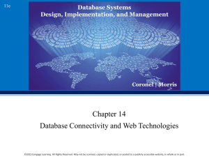 Chapter 14 notes - Computer Information Science