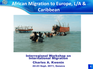 Migration Flows in Africa