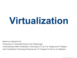 Introduction to Virtual Machines