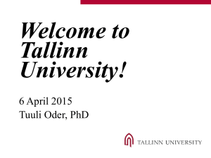 Tallinn University!