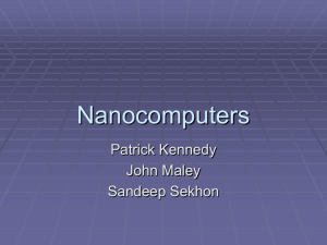 Group 2 – Nanocomputers