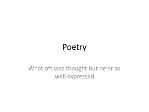 Poetry