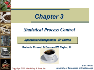 Statistical Process Control