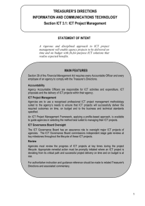 ICT Project Management - Northern Territory Government